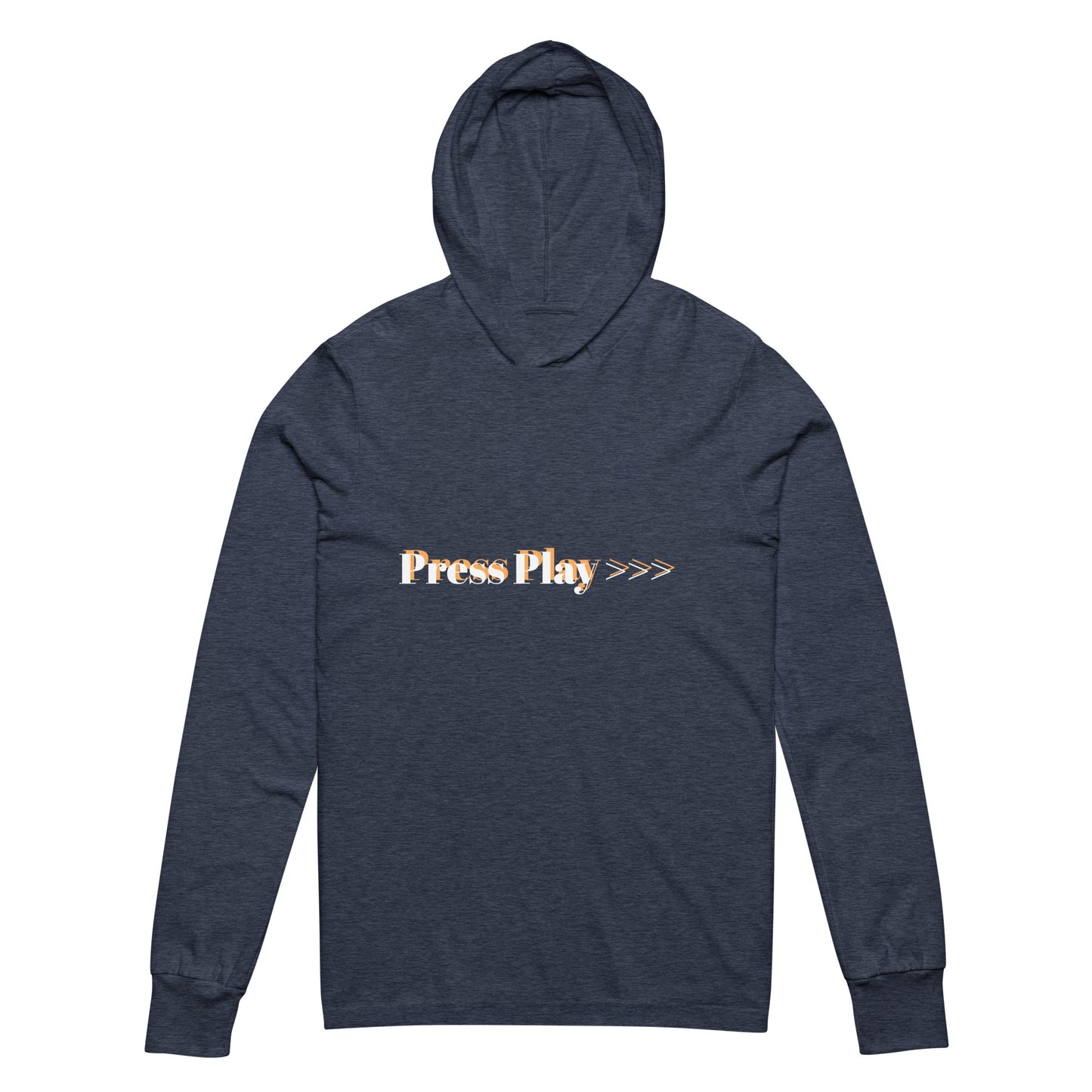Hooded long-sleeve tee Press Play
