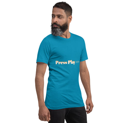 Unisex t-shirt Press Play
